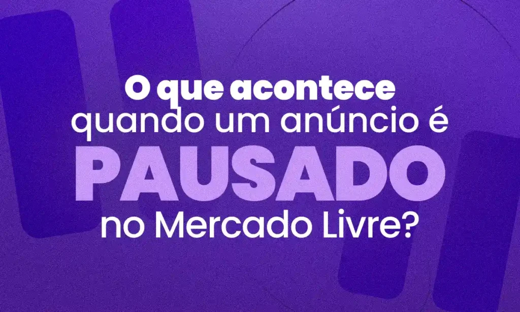 anúncio pausado no mercado livre